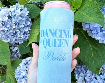 Honey Honey Dancing Queen Bachelorette Can Cooler, Bachelorette Can Sleeve