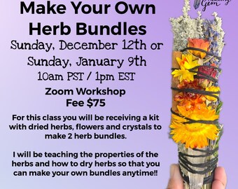 Make Your Own Herb Bundles