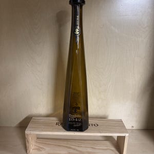 Empty Don Julio 1942 Anejo Tequila Bottle: Bar Cart Decor, Upcycling
