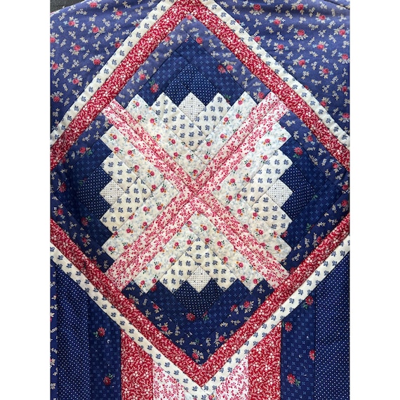 Vintage Calico Patchwork Jacket / Cottage Core / … - image 8