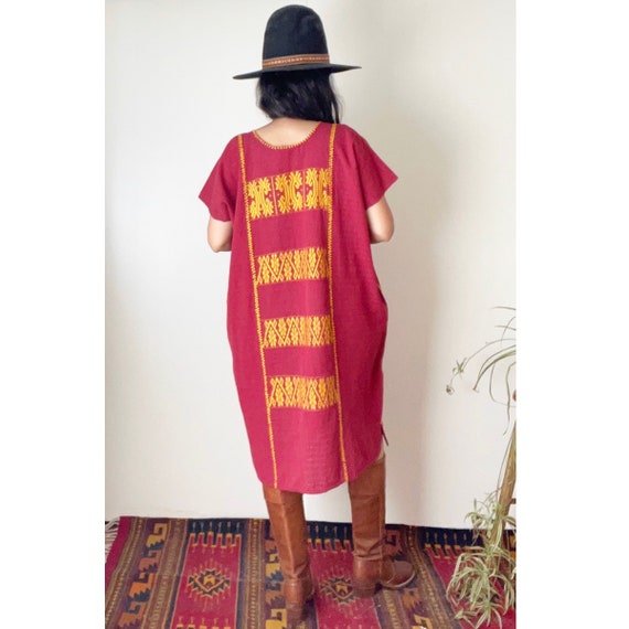 Vintage Oaxacan Huipil Dress / Mexican Handwoven … - image 5