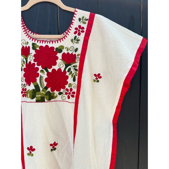 Oaxacan Huipil Dress / Mexican Embroidered Dress … - image 5