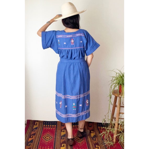 Vintage Guatemalan Folk Dress / Ethnic Woven Summ… - image 4