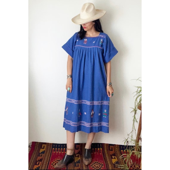 Vintage Guatemalan Folk Dress / Ethnic Woven Summ… - image 5