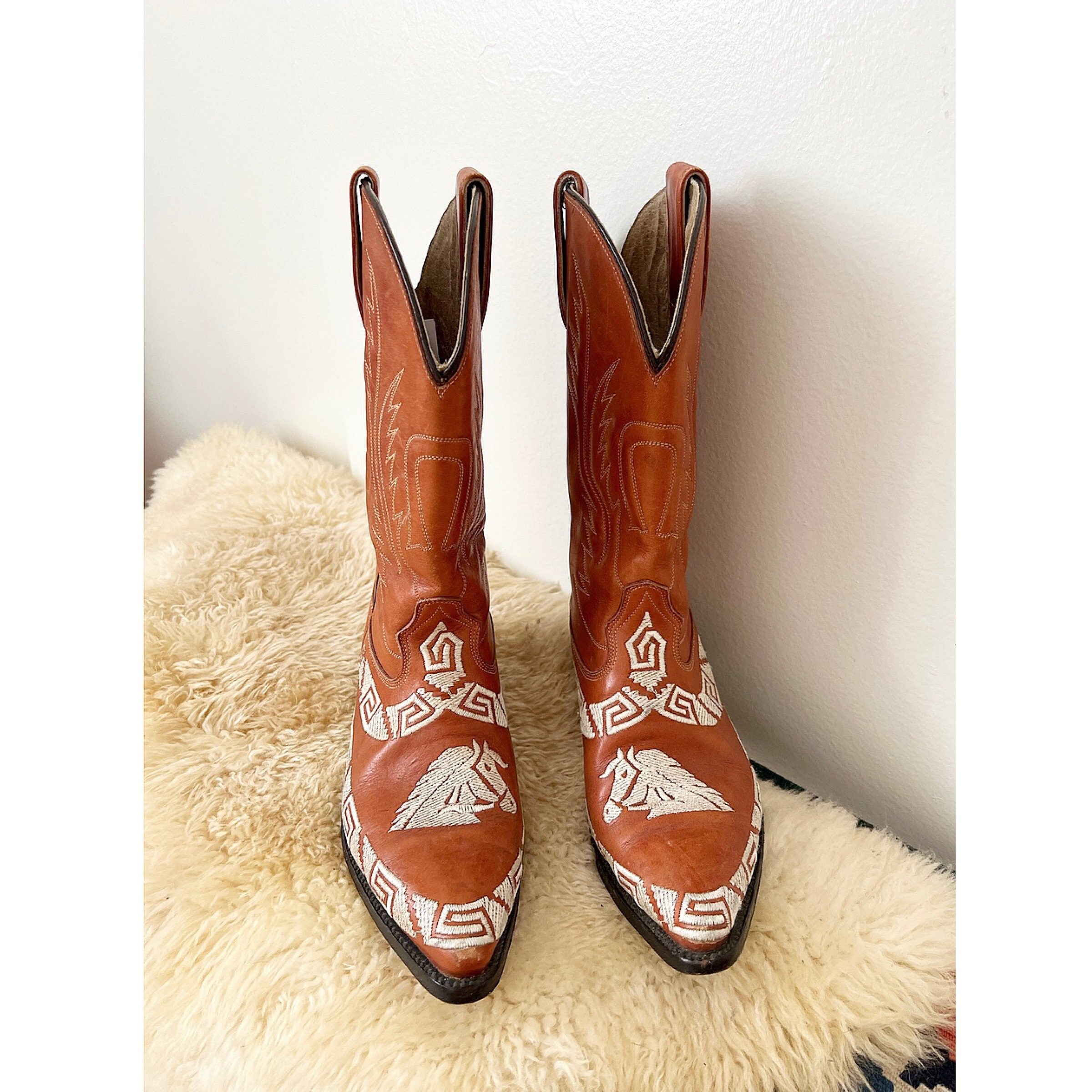 Mens size 8 cowboy boots sale