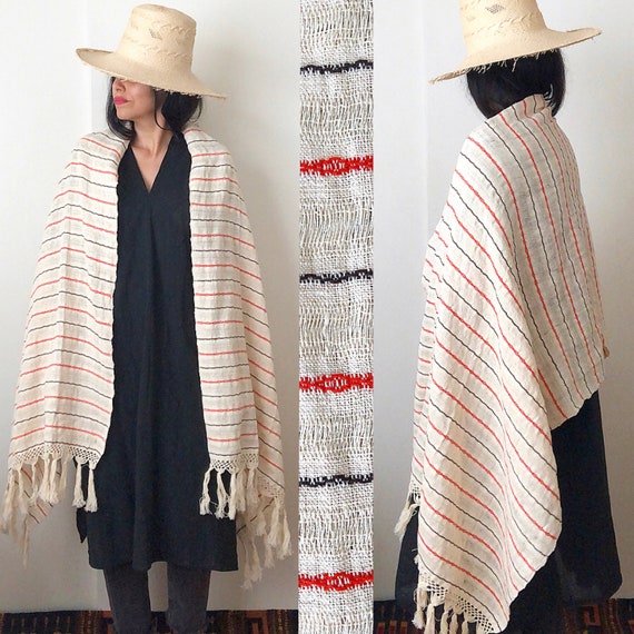Vintage Mexican Rebozo / Mexican Shawl / Mexican S