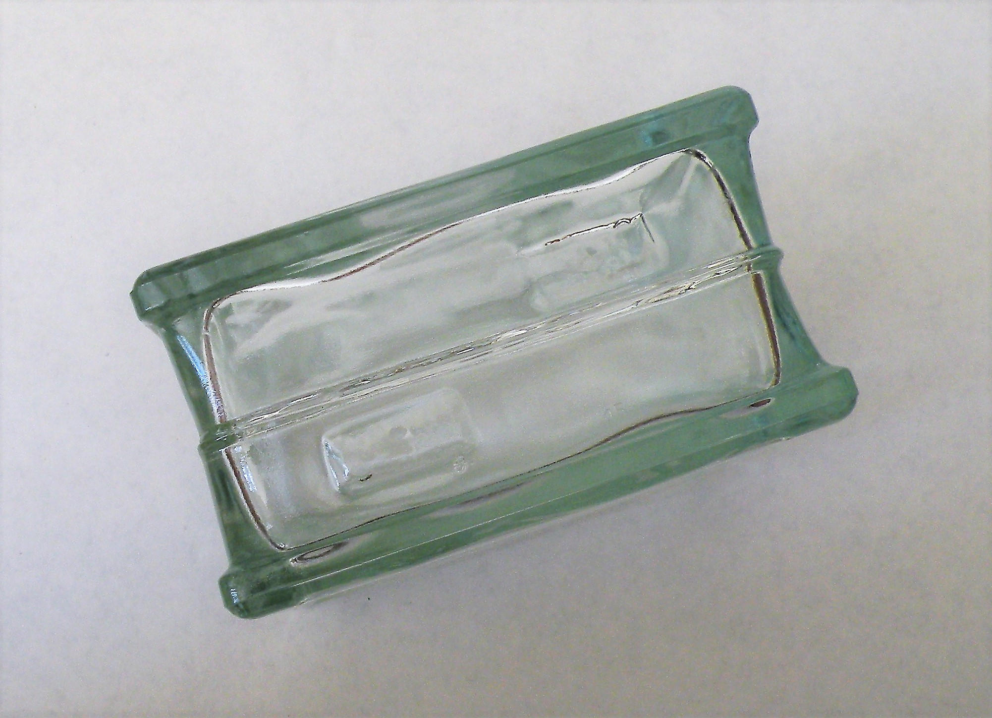 Glass Block Bank Daddy Bank Made in West Germany Glass Coin Etsy