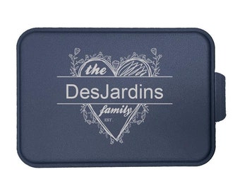 Personalized Family Name 09 Laser Engraved Cake Pan