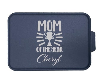 Personalized Mom Of The Year Laser Engraved Cake Pan