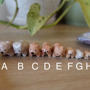 Ceramic miniature Wombats