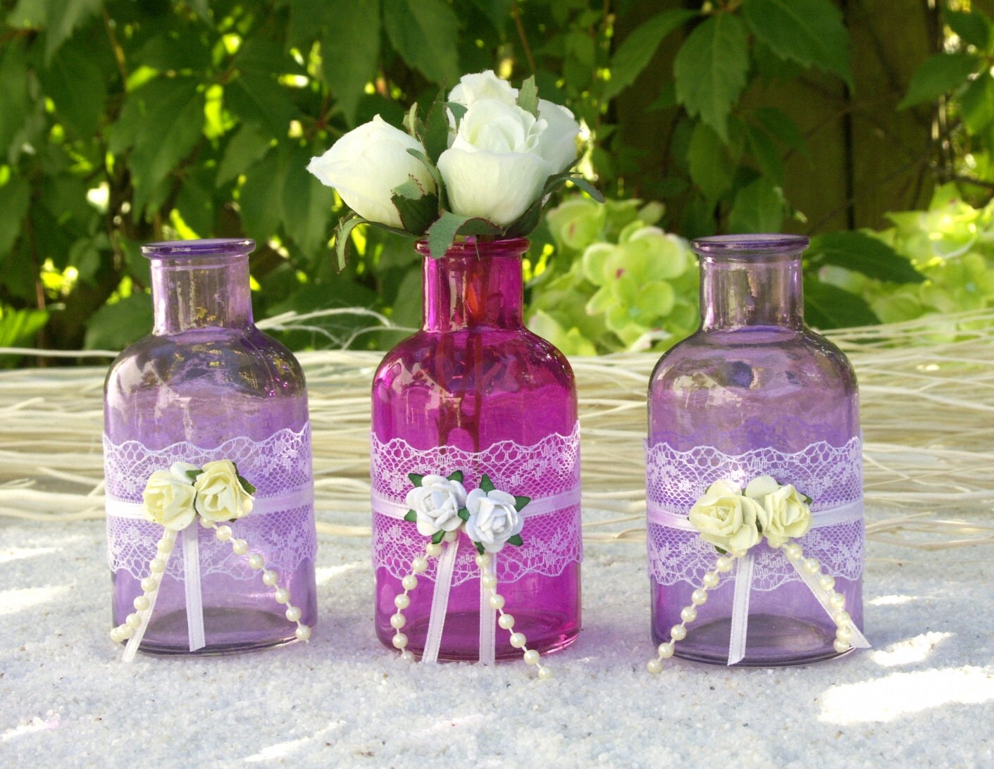 Charming Pink Flower Vase Etsy