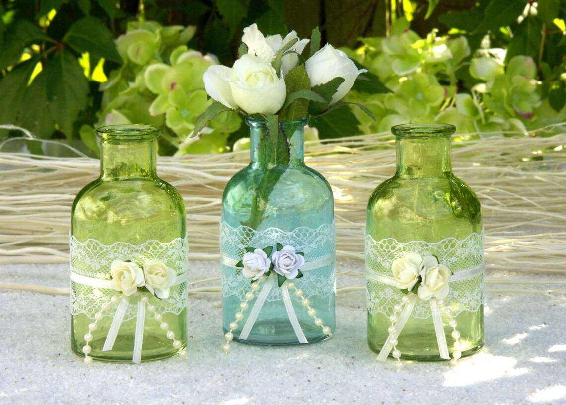 Charming Lime Green Flower Vase Etsy