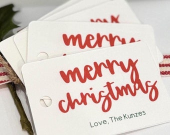Étiquettes-cadeaux Joyeux Noël | Lot de 12 pièces personnalisées | Étiquettes-cadeaux pour les Fêtes en famille | Etiquettes pour cadeaux des fêtes, Etiquettes pour vins, Cadeaux de Noël