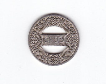 United Traction Company System (Albany, New York) transit token