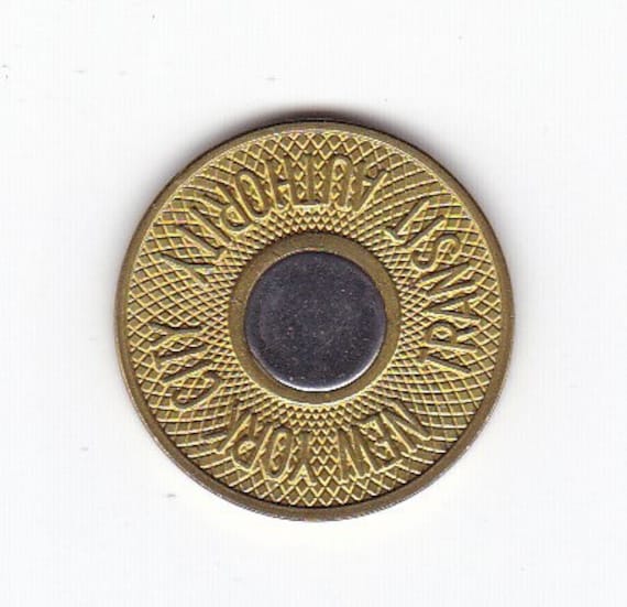 Uncirculated NYC New York City Bullseye Subway Transit Token 1986