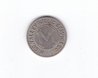 Wisconsin Transit Token Miss. Valley Public Service Co. Transit Token