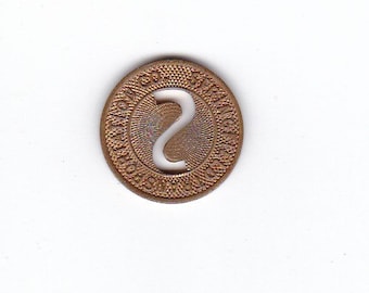 Springfield Transportation Company Illinois transit token