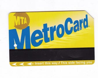 Authentic NYC MetroCard (1993–2025) – Iconic New York City Subway Souvenir