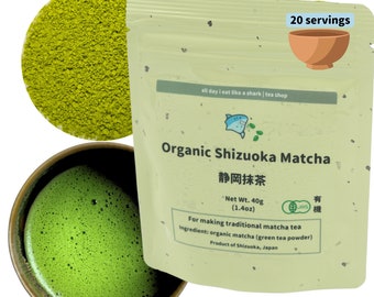 Shizuoka's Finest Organic Ceremonial Matcha - 40g bag