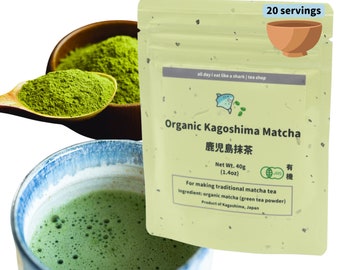 Kagoshima's Finest Organic Ceremonial Matcha - 40g bag
