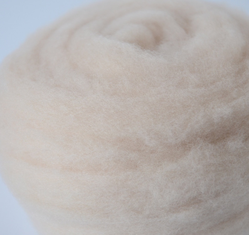 BEIGE American Farm Wool Merino Wool Roving for Felting Etsy