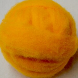 BUTTERCUP YELLOW- (Limited supply) American Farm Wool- Merino Wool Roving for Felting, Spinning, Weaving, Fiber Art