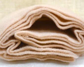 BEIGE-Merino Wool Prefelt for Scarf 14"x94"- Needle Felting, Wet Felting, Fiber Art