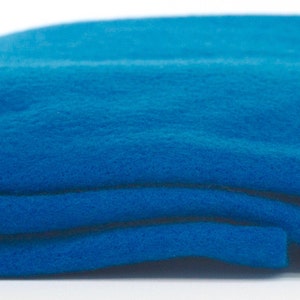 BRILLIANT BLUE-Merino Wool Prefelt  28&quot; x 58&quot;- Needle Felting, Wet Felting, Fiber Art