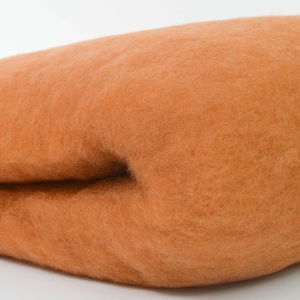 MUMMY BROWN- American Farm, Merino Wool Batt- Needle Felting, Wet Felting, Spinning