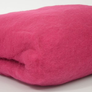 CHERRY- American Farm, Merino Wool Batt- Needle Felting, Wet Felting, Spinning