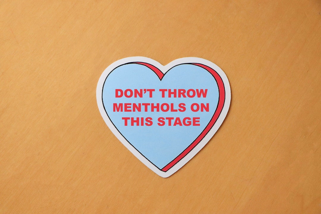 Don't Throw Menthols on This Stage Matty Healy the 1975 Etsy