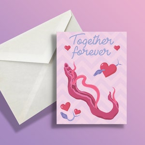 Tarjeta de San Valentín parásito - Schistosoma