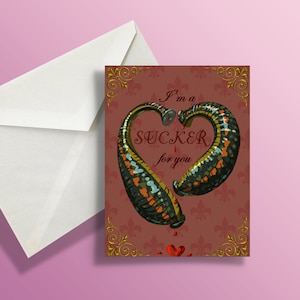 Tarjeta de amor de sanguijuelas - Sucker for you