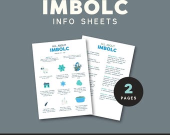 Imbolc Printable Info Page | Sabbats Printables | Instant Printable | Grimoire Pages | Sabbats Info Page | Witchy Printables