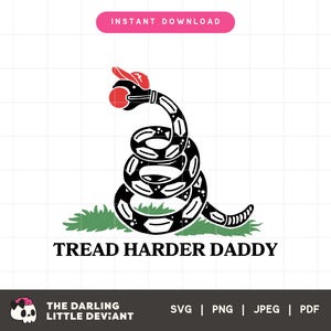 Betreed harder Daddy SVG | Progressieve Svg Png | Linkse gesneden bestanden | Digitale download | Gratis commercieel gebruik