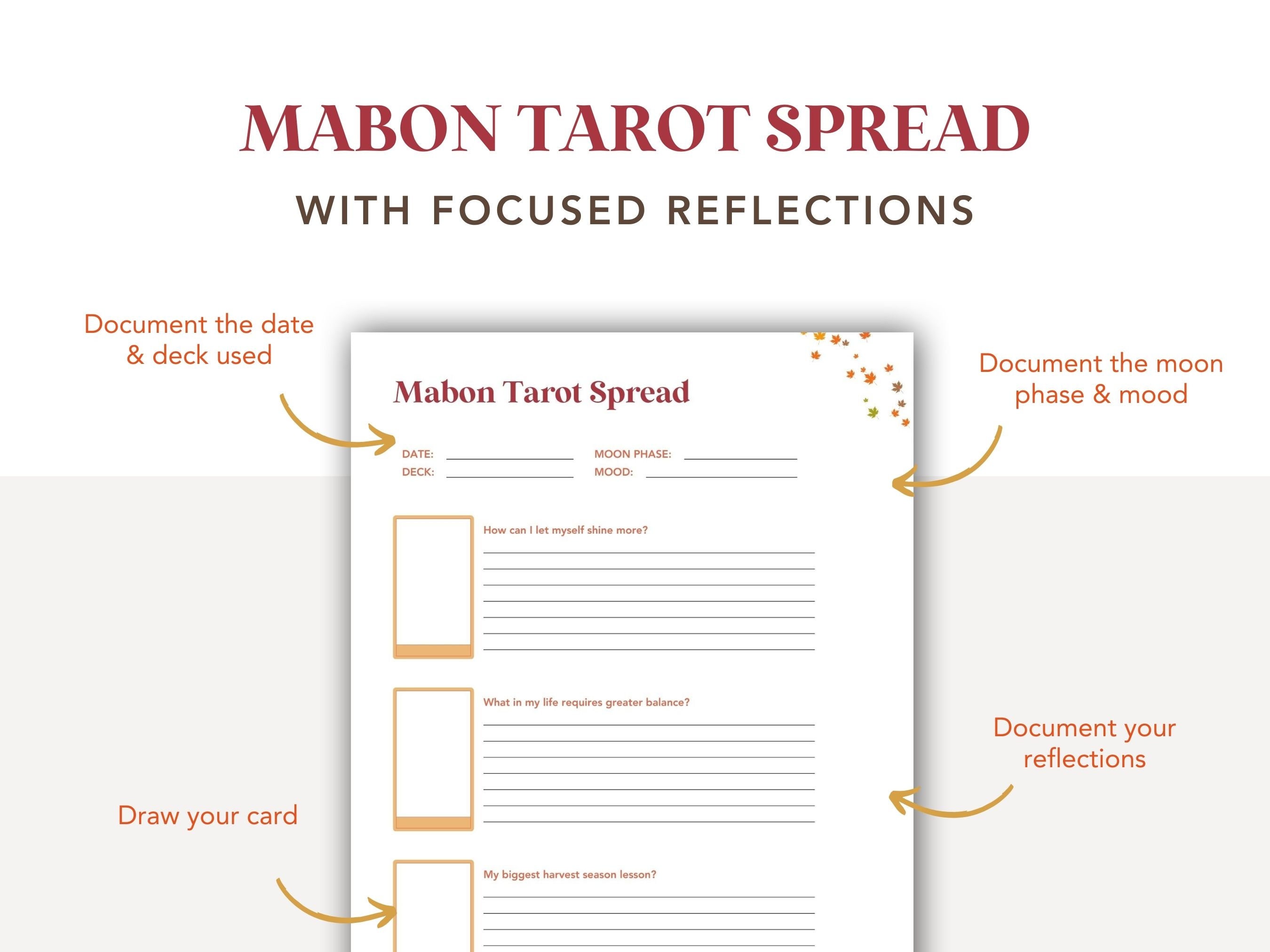 Mabon Sabbat Printable Activity Pack Autumn Equinox Printables Pagan ...