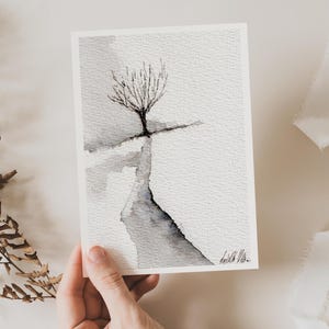 Postkarte Grußkarte Aquarell Kunstdruck Giclee DIN A6 Landschaft