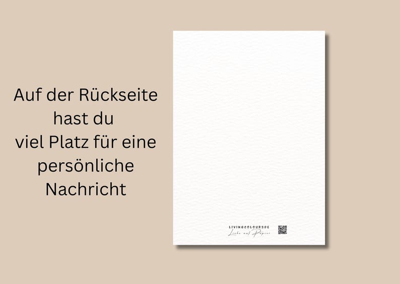 Grußkarte Postkarte Osterkarte Ostern DIN A 6 Print Druck 300g Aquarellpapier umweltfreundliches Papier FSC Zertifiziert säurefrei chlorfrei immagine 5