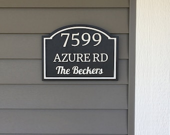 Customized Address Sign, Family Name Address Sign, Family Name Sign, Address Plaque, Address Sign, Personalized Address Sign