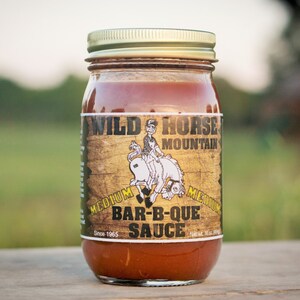 MEDIUM Wild Horse Mountain BBQ Sauce