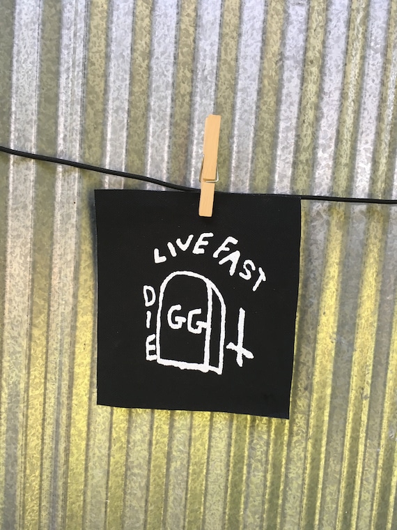 GG Allin Tattoo Canvas Patch