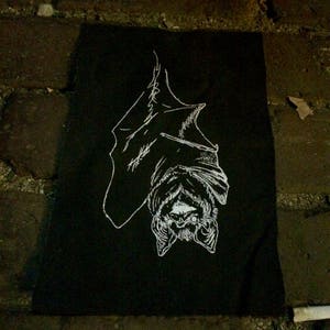 Bat Canvas Cloth Patch