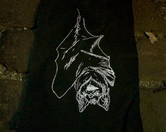 Bat Canvas Cloth Patch