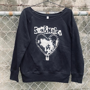 Sid & Nancy Black Large Slouch Sweatshirt