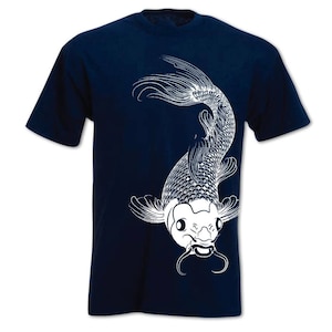 Men&#39;s Koi Carp Fish T Shirt Fishing T Shirt