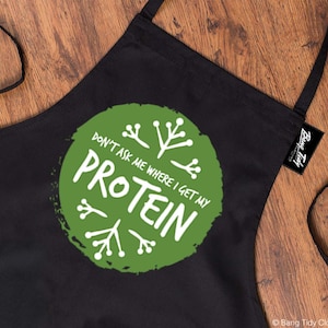 Vegetarian Apron Vegan Gift - Barbecue Vegan BBQ Gift For Men Birthday Dad, Brother Uncle