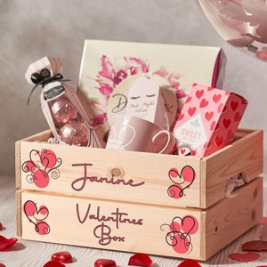 Cesto regalo personalizzato per San Valentino per fidanzato fidanzata anniversario regalo scatola bae fidanzamento galanti decorazioni per feste