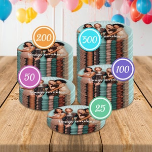 Piatti per feste personalizzati, piatti di carta personalizzati, decorazioni per compleanni e matrimoni, stoviglie personalizzate, aggiungi testo fotografico per bambini