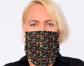 Scarf Fleece Neck Warmer Chinese Dragon Golden Windproof Balaclava Ski Mask Cold Weather Face Mask Winter Hats Headwear Gaiter Neck Warmer For Men Women