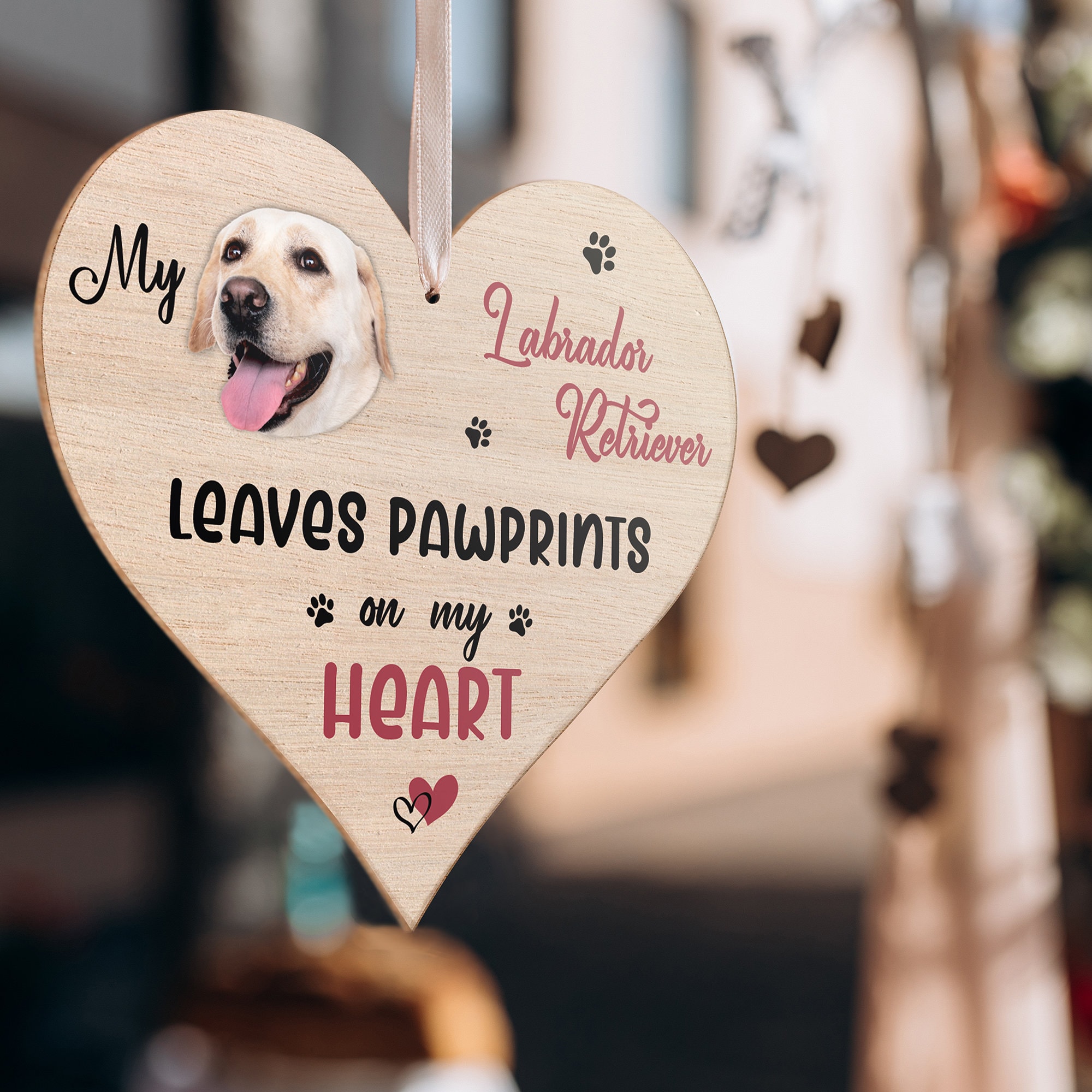 Labrador Retriever Gift for Dog Lovers Owners Wooden Hanging Etsy